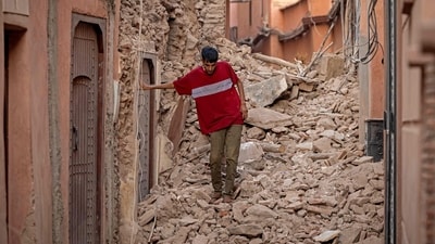 Strong tremors were also felt in the coastal cities of Rabat, Casablanca and Essaouira. (AFP) Strong tremors were also felt in the coastal cities of Rabat, Casablanca and Essaouira. (AFP)