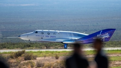 Space Tourism: Virgin Galactic's third commercial flight takes tourists to the edge of space and back (AP Photo/Andrés Leighton) Space Tourism: Virgin Galactic's third commercial flight takes tourists to the edge of space and back (AP Photo/Andrés Leighton)