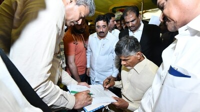 Former Andhra Pradesh CM Chandrababu Naidu. Former Andhra Pradesh CM Chandrababu Naidu.
