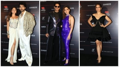 Armaan Malik with Aashna Shroff, Vijay Varma, Tamannaah Bhatia and Sanya Malhotra at GQ event on Friday. (Varinder Chawla) Armaan Malik with Aashna Shroff, Vijay Varma, Tamannaah Bhatia and Sanya Malhotra at GQ event on Friday. (Varinder Chawla)