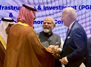 India's PM Modi, US' Joe Biden, and Saudi PM Mohammed bin Salman
