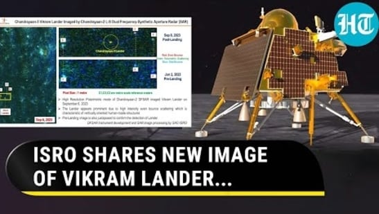 Chandrayaan-2 Orbiter Captures 'Asleep' Vikram Lander On Moon's Surface | Watch New Photos