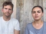 Ashton Kutcher and Mila Kunis posted a video message on Instagram.