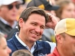 Sep 9, 2023; Ames, Iowa, USA; Florida Governor Ron DeSantis Mandatory Credit: Jeffrey Becker-USA TODAY Sports