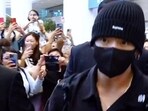 BTS' Jungkook at the airport.