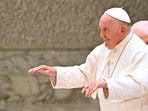 Morocco Earthquake: Pope Francis gestures during the audience.