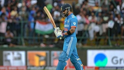 India's Virat Kohli walks back to the pavilion after his dismissal during the Asia Cup 2023 match between India and Pakistan (AFP) India's Virat Kohli walks back to the pavilion after his dismissal during the Asia Cup 2023 match between India and Pakistan (AFP)