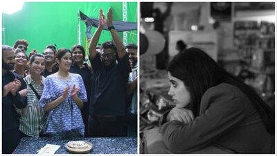 Janhvi Kapoor shared pictures from sets of Ulajh. Janhvi Kapoor shared pictures from sets of Ulajh.