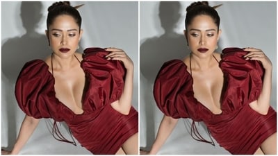 Styled by fashion stylist Samidha Wangnoo, Nushrratt wore her tresses into a sleek top bun as she posed for the pictures. (Instagram/@nushrrattbharuccha) Styled by fashion stylist Samidha Wangnoo, Nushrratt wore her tresses into a sleek top bun as she posed for the pictures. (Instagram/@nushrrattbharuccha)