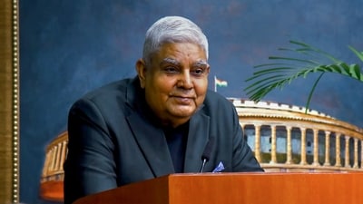 Vice President Jagdeep Dhankar. (PTI)