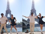 Duo dances to SRK's new song Chaleya from the film Jawan. 