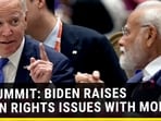 G20 SUMMIT: BIDEN RAISES HUMAN RIGHTS ISSUES WITH MODI G20 SUMMIT: BIDEN RAISES HUMAN RIGHTS ISSUES WITH MODI