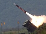 A US-made Patriot missile is launched. A US-made Patriot missile is launched.