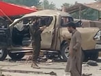 Screengrab of a video clip showing aftermath of the blast. Screengrab of a video clip showing aftermath of the blast.