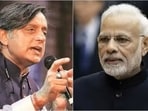 Congress MP Shashi Tharoor and Prime Minister Narendra Modi. Congress MP Shashi Tharoor and Prime Minister Narendra Modi.