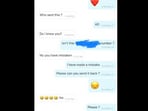 Screenshot of the conversation between the woman and the stranger. Screenshot of the conversation between the woman and the stranger.