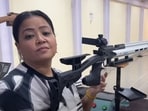 Bharti Singh resumes rifle shooting practice.