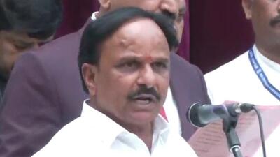 A First Information Report (FIR) has been lodged against Congress minister and Hiryur MLA D Sudhakar for allegedly trespassing and attacking a Dalit family over a property dispute in Yelahanka A First Information Report (FIR) has been lodged against Congress minister and Hiryur MLA D Sudhakar for allegedly trespassing and attacking a Dalit family over a property dispute in Yelahanka