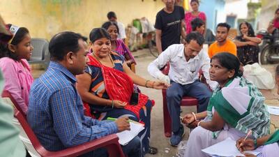 An intensive survey and awareness drive was carried out in Dhanbad’s Jharia to check the further spread of dengue (HT Photo)