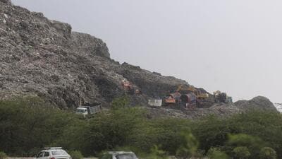 Bandhwari village is one of the largest in the district with a population of around 15,000 and the lives of its people have been impacted adversely owing to the large-scale garbage dumping. (HT Archive) Bandhwari village is one of the largest in the district with a population of around 15,000 and the lives of its people have been impacted adversely owing to the large-scale garbage dumping. (HT Archive)