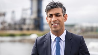UK prime minister Rishi Sunak (AP)