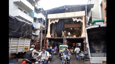 MSEDCL has appealed to Ganesh mandals to take authorised temporary power connection for the ten-day festival (HT FILE PHOTO)