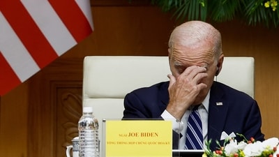 Joe Biden In Vietnam: US president Joe Biden meets with Vietnam's Prime Minister Pham Minh Chinh (not pictured) in Hanoi, Vietnam. (Reuters)