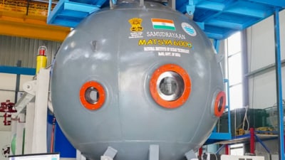 Matsya 6000 is India's first manned deep ocean mission. (X/@KirenRijiju) Matsya 6000 is India's first manned deep ocean mission. (X/@KirenRijiju)