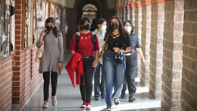 DU PG 3rd merit list today on admission.uod.ac.in (Sanchit Khanna/HT Photo)
