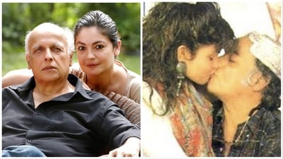 Mahesh Bhatt with daughter Pooja Bhatt. Mahesh Bhatt with daughter Pooja Bhatt.