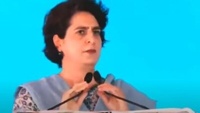 Priyanka Gandhi Vadra on Sunday said G20 venue was flooded and referred to G20 as 'their G20'.
