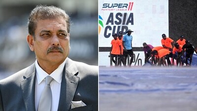Ravi Shastri on point as to why UAE wasn't picked over Sri Lanka as Asia Cup joint hosts. (Getty/AFP) Ravi Shastri on point as to why UAE wasn't picked over Sri Lanka as Asia Cup joint hosts. (Getty/AFP)