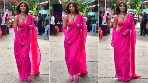 Shilpa Shetty promotes her film Sukhee in Mumbai. (HT Photo/Varinder Chawla) Shilpa Shetty promotes her film Sukhee in Mumbai. (HT Photo/Varinder Chawla)