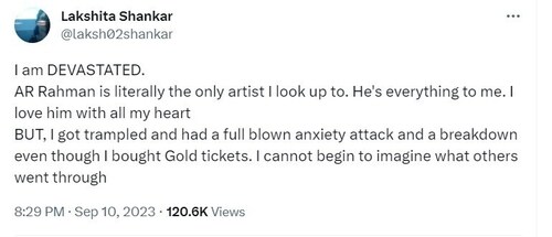 A person with a Gold ticket.