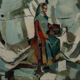 Kishori Kaul's art has been shaped by the lush landscapes of her homeland, Kashmir. Kishori Kaul's art has been shaped by the lush landscapes of her homeland, Kashmir.