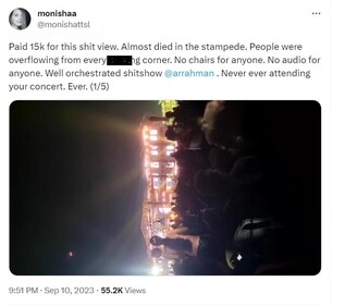 A fan shared a picture from the show,