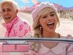 Ryan Gosling and Margot Robbie in Barbie. (Film still) Ryan Gosling and Margot Robbie in Barbie. (Film still)