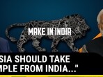 "RUSSIA SHOULD TAKE EXMPLE FROM INDIA..." "RUSSIA SHOULD TAKE EXMPLE FROM INDIA..."