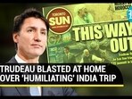 Canada Mocks 'Humiliated' Trudeau Canada Mocks 'Humiliated' Trudeau