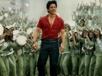 Shah Rukh Khan in a still from Jawan. Shah Rukh Khan in a still from Jawan.