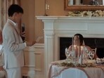 Son delivering an emotional speech at his mother's wedding. Son delivering an emotional speech at his mother's wedding.
