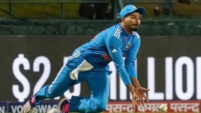 India's Shreyas Iyer (AP) India's Shreyas Iyer (AP)
