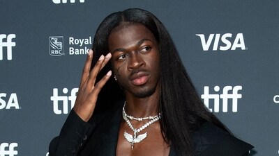 US rapper Lil Nas X arrives for the gala presentation of Lil Nas X: Long Live Montero during the Toronto International Film Festival at the Roy Thomson Hall in Toronto, Ontario, Canada, on September 9. (AFP) US rapper Lil Nas X arrives for the gala presentation of Lil Nas X: Long Live Montero during the Toronto International Film Festival at the Roy Thomson Hall in Toronto, Ontario, Canada, on September 9. (AFP)