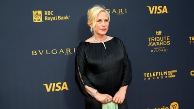 Patricia Arquette is photographed on the red carpet of the TIFF Tribute Awards gala fundraiser during the Toronto International Film Festival on Sunday. She was a recipient of the TIFF Share Her Journey Groundbreaker Award and is also at the festival to premiere her directorial debut, Gonzo Girl. (AP) Patricia Arquette is photographed on the red carpet of the TIFF Tribute Awards gala fundraiser during the Toronto International Film Festival on Sunday. She was a recipient of the TIFF Share Her Journey Groundbreaker Award and is also at the festival to premiere her directorial debut, Gonzo Girl. (AP)