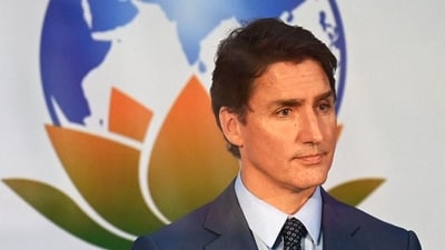 Canadian Prime Minister Justin Trudeau stuck in India owing to plane glitch. (AFP) Canadian Prime Minister Justin Trudeau stuck in India owing to plane glitch. (AFP)