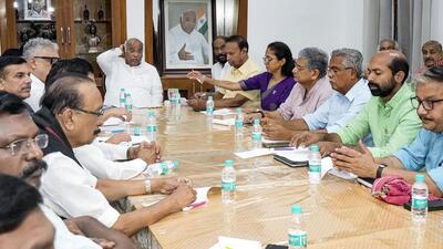INDIA group’s coordination committee to hold its first meeting to set in motion alliance’s plan for 2024 elections on Wednesday. (PTI) INDIA group’s coordination committee to hold its first meeting to set in motion alliance’s plan for 2024 elections on Wednesday. (PTI)