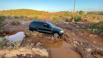 Images filmed by residents of the Libyan disaster area showed massive mudslides, collapsed buildings and entire neighbourhoods submerged under muddy water.&nbsp; (REUTERS)