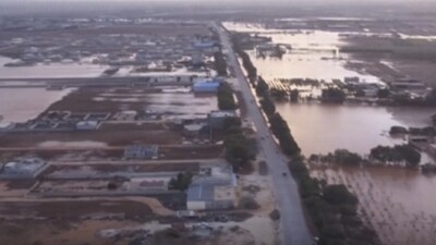 Mediterranean storm Daniel has caused devastating floods in Libya, sweeping away entire neighbourhoods and leaving areas of farmland under water in multiple coastal towns in the east of the North African nation. (AP) Mediterranean storm Daniel has caused devastating floods in Libya, sweeping away entire neighbourhoods and leaving areas of farmland under water in multiple coastal towns in the east of the North African nation. (AP)