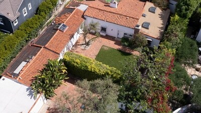 View of Marilyn Monroe's Spanish Colonial-style former house. (Reuters)