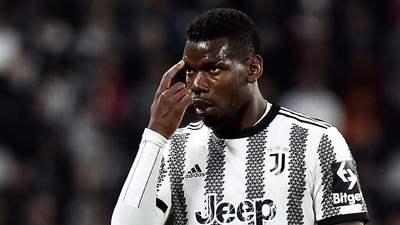Juventus' Paul Pogba reacts during a match (REUTERS)